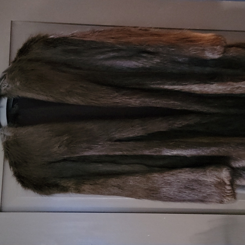 Long fur coat